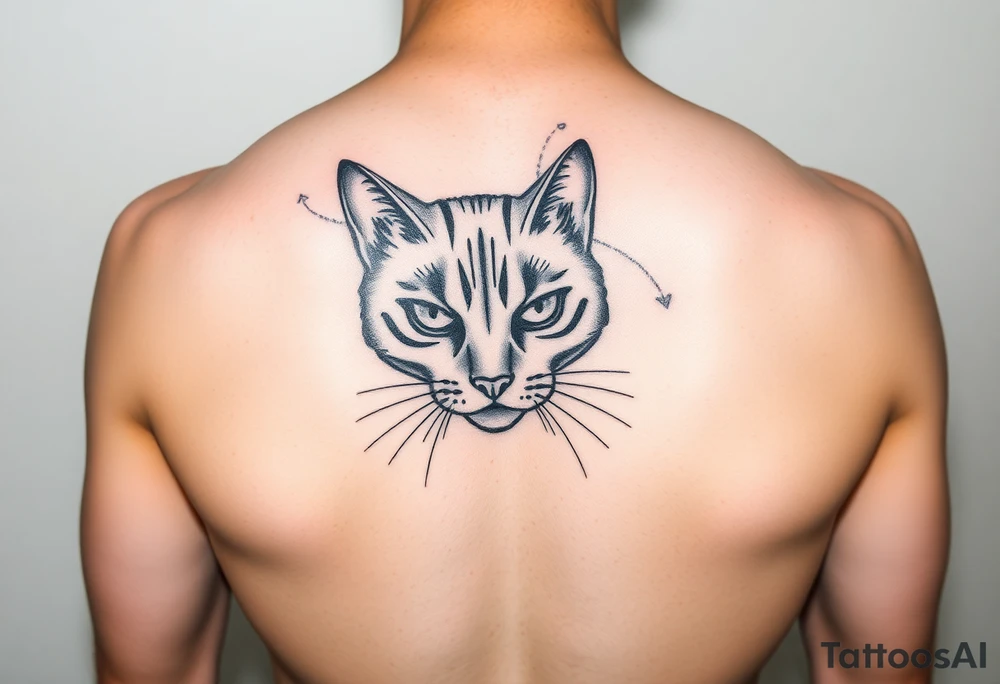 Black Cat tattoo idea