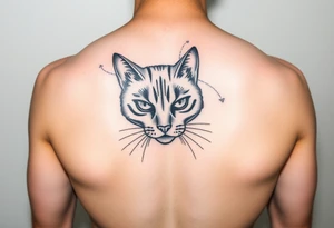 Black Cat tattoo idea