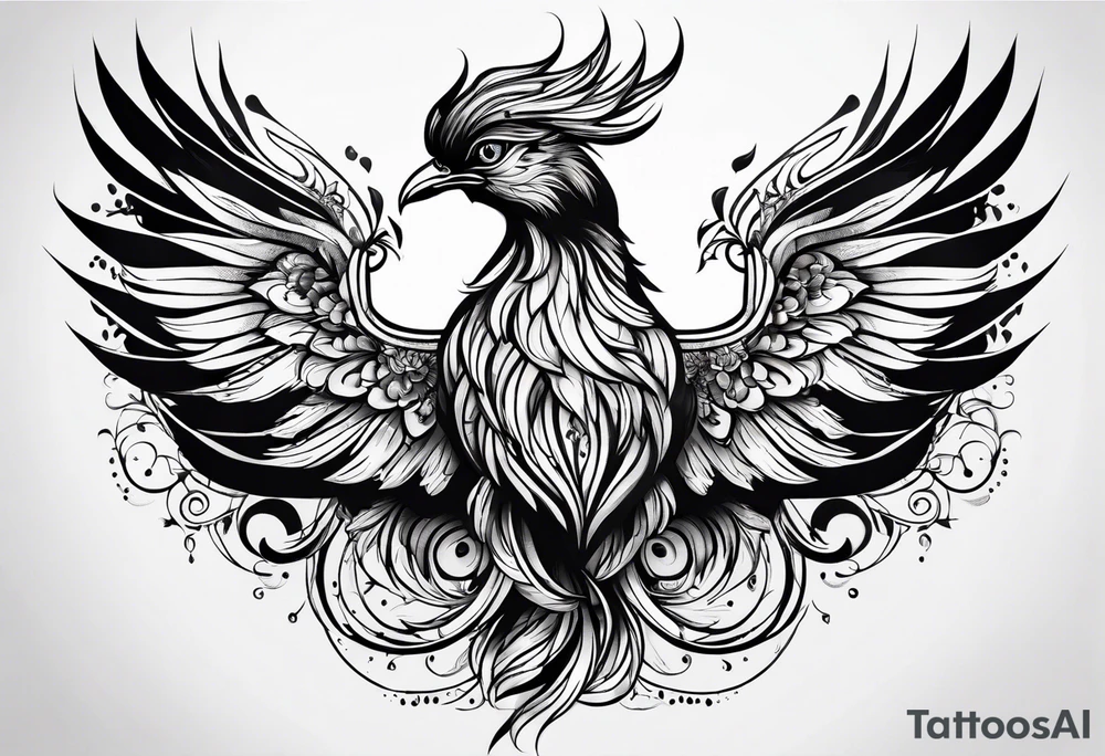 little pheonix tattoo idea