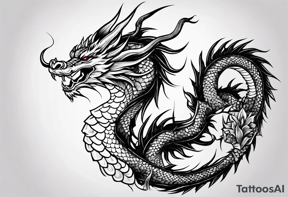 Japonese Dragon tattoo idea