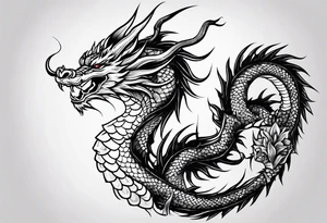 Japonese Dragon tattoo idea