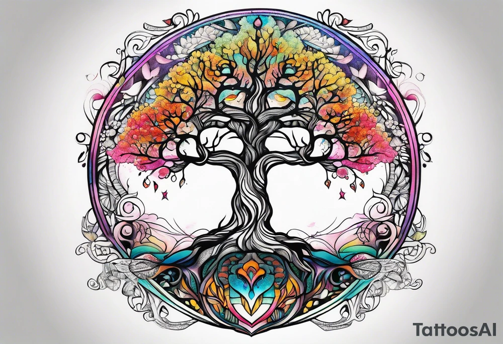 Tree of life tattoo idea