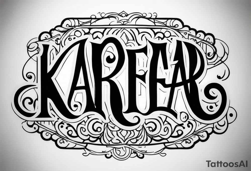“ karfear “ tattoo idea