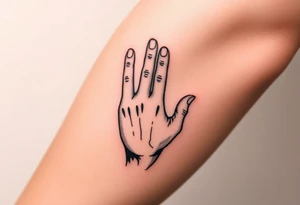 Michaelangelo hands reaching tattoo idea