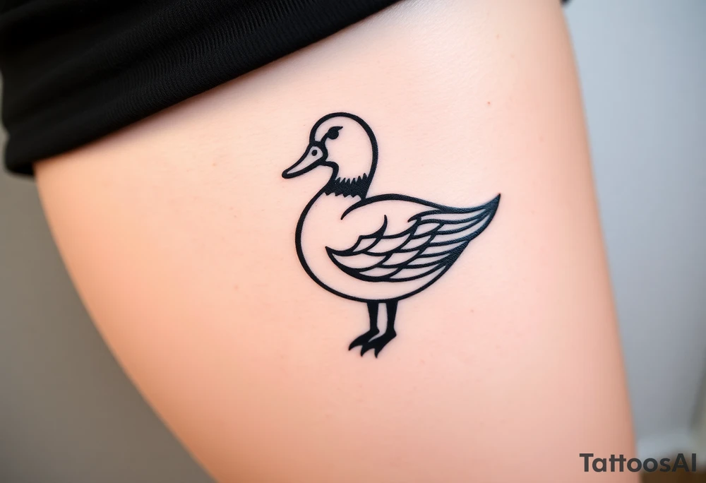 Duck tattoo idea