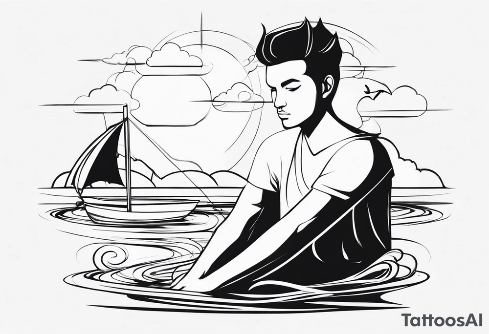Angelo Magno, Aquário, Brasil tattoo idea