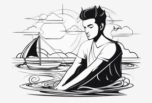 Angelo Magno, Aquário, Brasil tattoo idea