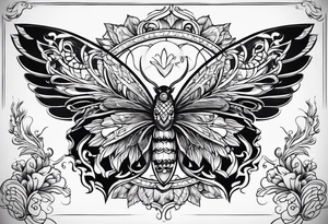 design a tattoo in concept of karma tattoo idea