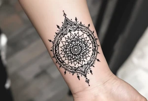 mt everest mandala tattoo idea