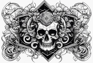 Tattoo about life and hell tattoo idea