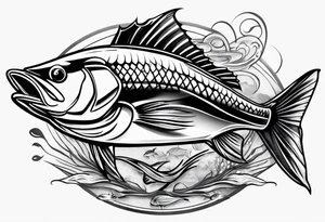 Sport Fishing California tattoo idea