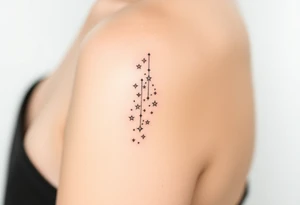 Cascade of stars tattoo idea