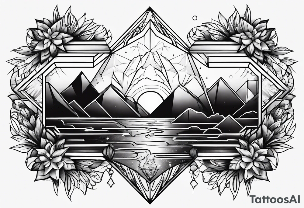 depression, grief and ptsd tattoo idea