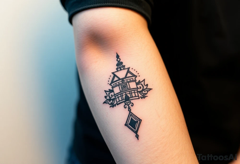 nepal tattoo that shows strength, creativity, independence and masculinity tattoo idea