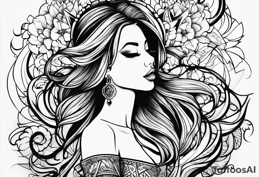 Graffiti tattoo idea