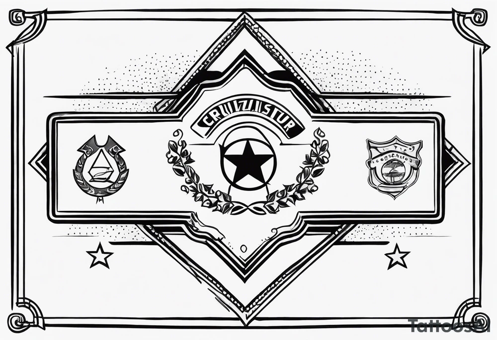 cruzeiro esporte clube, raposa com cinco estrelas tattoo idea