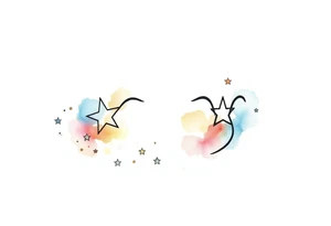 Gemini stars constellation tattoo idea