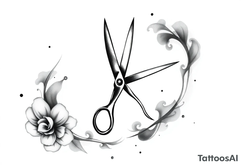 Scissors tattoo idea