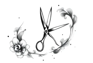 Scissors tattoo idea