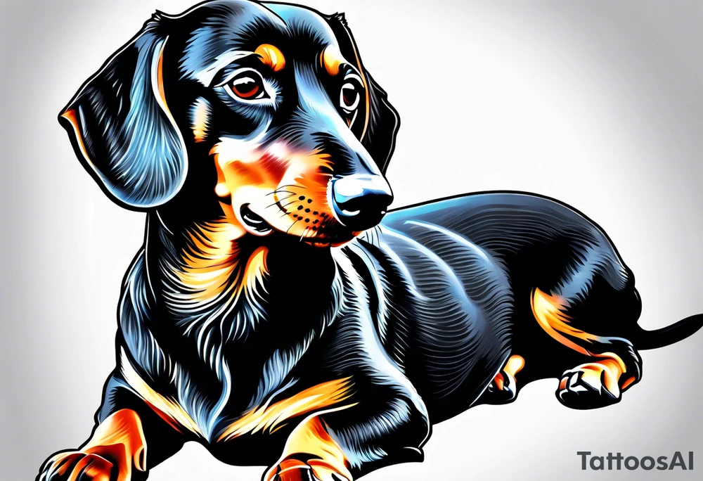 Dachshund tattoo idea