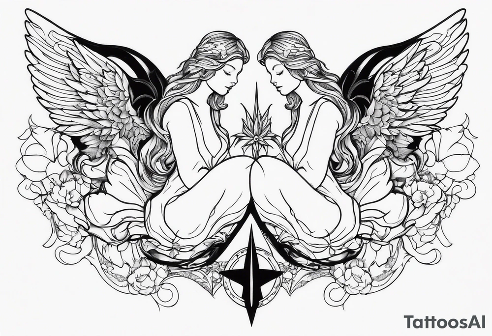 angels tattoo idea