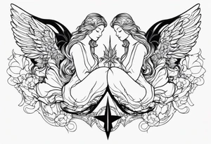 angels tattoo idea