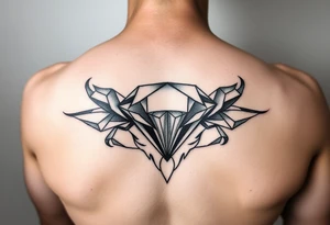 Melting diamond tattoo idea