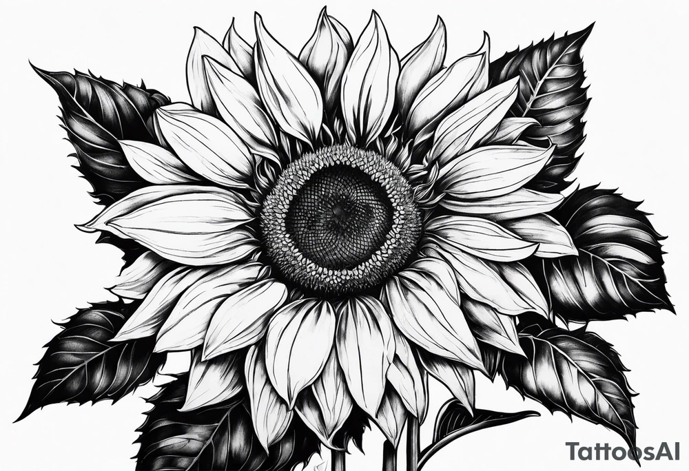 Sunflowers tattoo idea