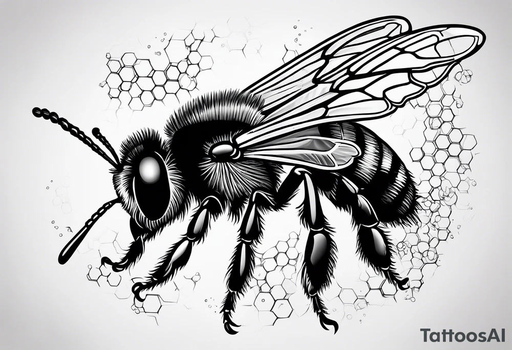 bumble bee tattoo idea