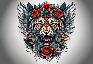 Knee tattoo tattoo idea