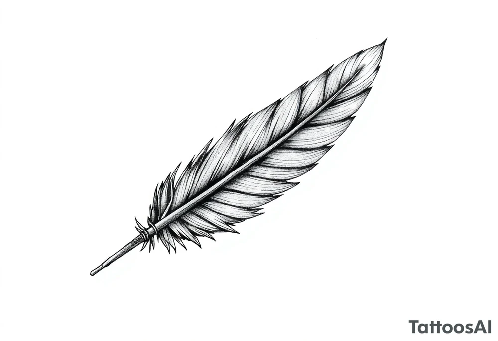 Feather tattoo idea