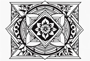 2 inch tattoo above elbow tattoo idea