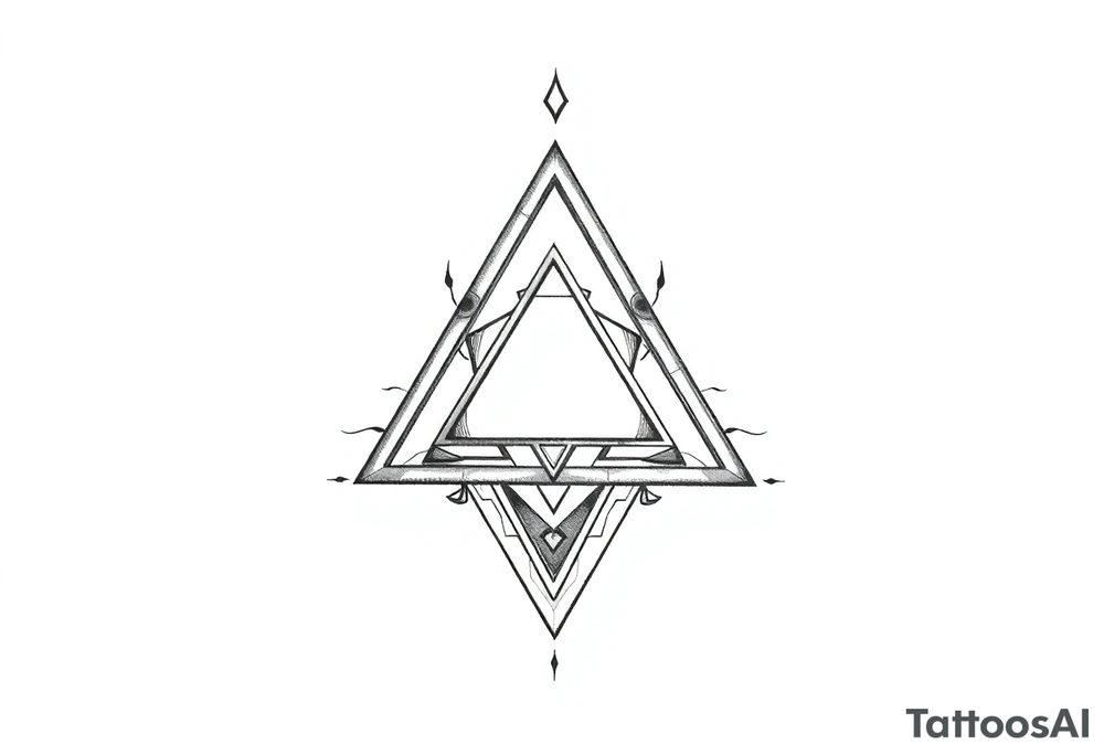 I want triangle. Spirit mind and body tattoo idea