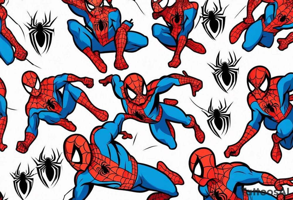 Spiderman tattoo idea