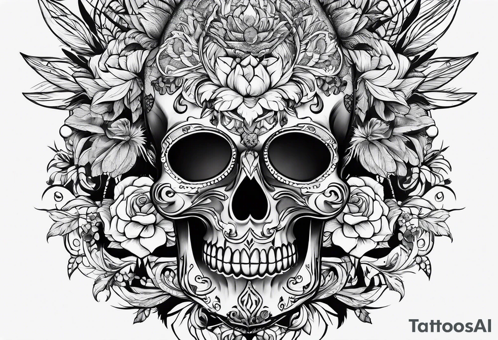 Dwie twarze tattoo idea