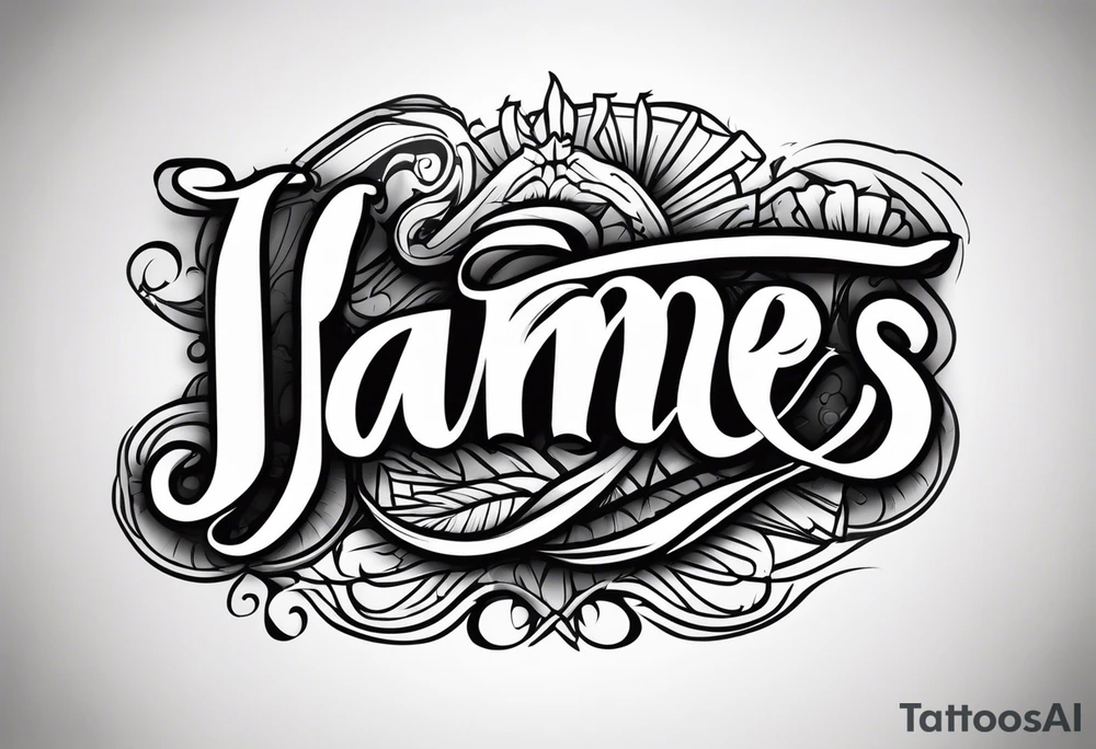 james tattoo idea