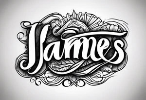 james tattoo idea