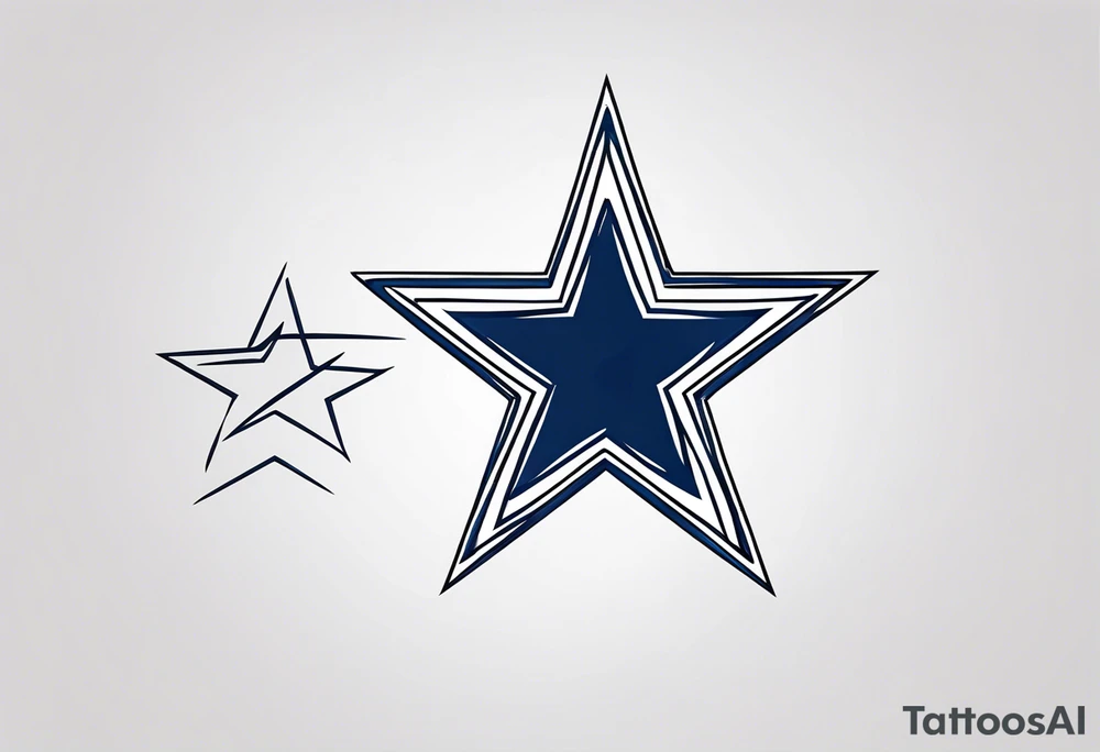 dallas cowboy star tattoo idea