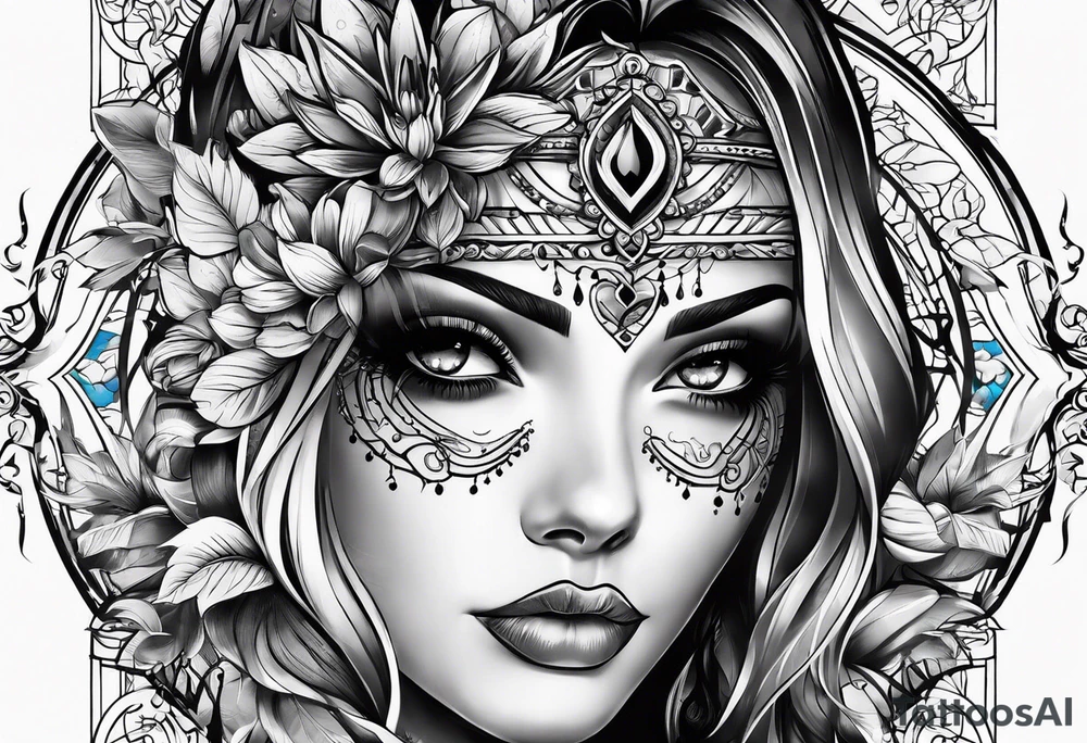 ink quil tattoo idea