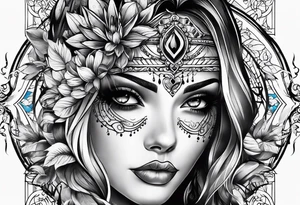 ink quil tattoo idea