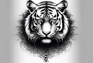 spine tattoo. tiger. needs to fit vertically tattoo idea
