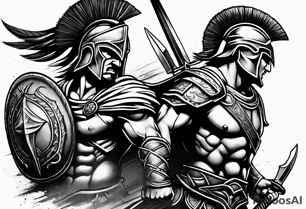 Spartan Warrior tattoo idea