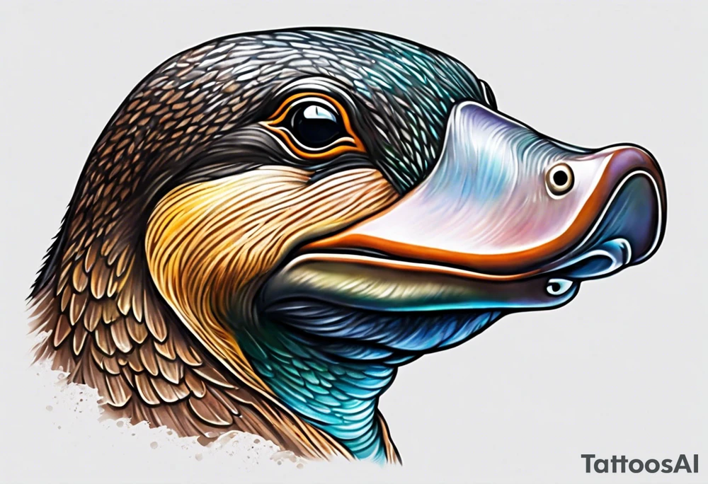 Platypus tattoo idea