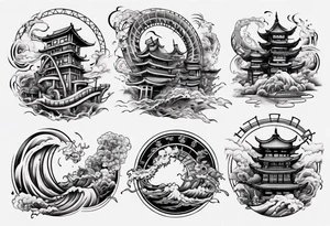 rollercoaster tattoo idea