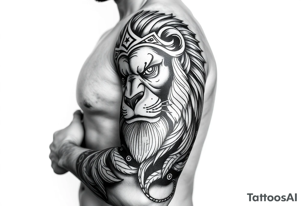 a Jungle King tattoo idea