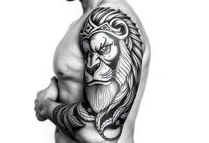 a Jungle King tattoo idea