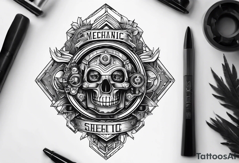 Mechanic tattoo idea