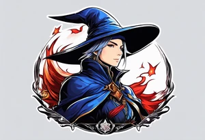 Final fantasy Black mage tattoo idea