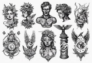 Statue tattoo idea