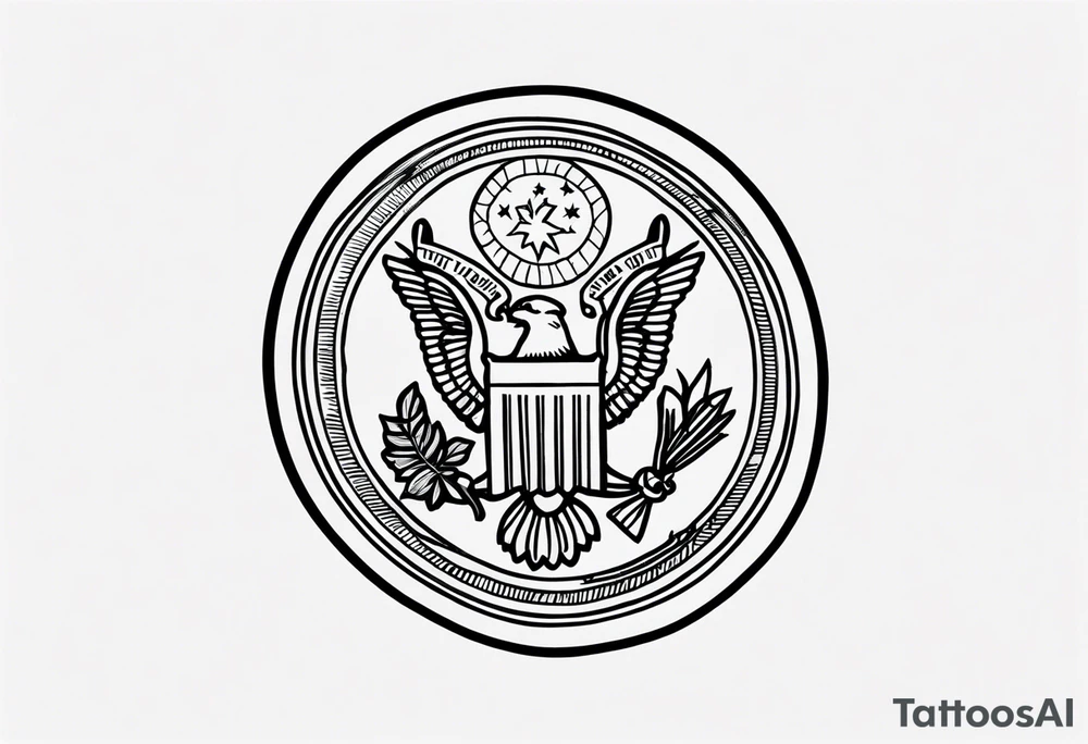 US Coin tattoo idea